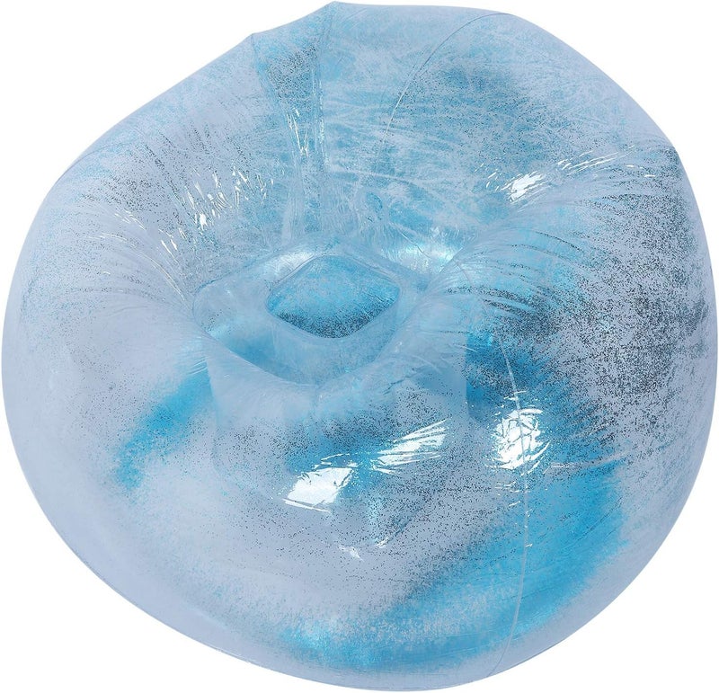 Global flexible sizing options ZJchao Inflatable Chair, Adult Transparent Folding Inflatable Sofa Chair with Sequin Decor Blow Up Couch Outdoor Bean Bag for Living Room Bedroom Reading Room, 41.7x41.7x27.6in (Blue) Small apartment fit Original material High strength upgraded material Diverse operating method fit New residential zone delivery Multiple local stock source Hanging space save Ventilated design Fast warehouse picking Repeated use trusted quality One piece build Safe material Compact trendy practical build Sitewide discount Loved by thousands of buyers Excellent buyer feedback Defect free upgraded substance Multi-color available build Locally packed stock General need oriented design Multi-goal comprehensive design Worldwide popular practical build General standard crafted Popular across all KSA cities - Image 1