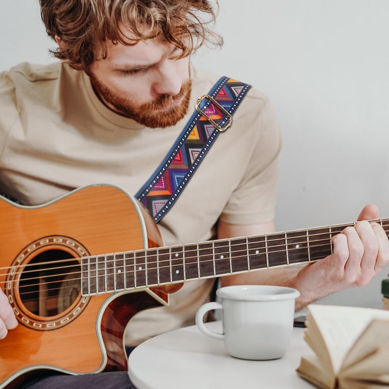 🎸 حزام كتف عريض مريح مع ألوان متنوعة للاستخدام الصوتي للرجال - Image 5