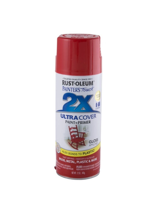Rustoleum 249124 Painter's Touch Ultra Cover Spray 354.8 ml Gloss Apple Red