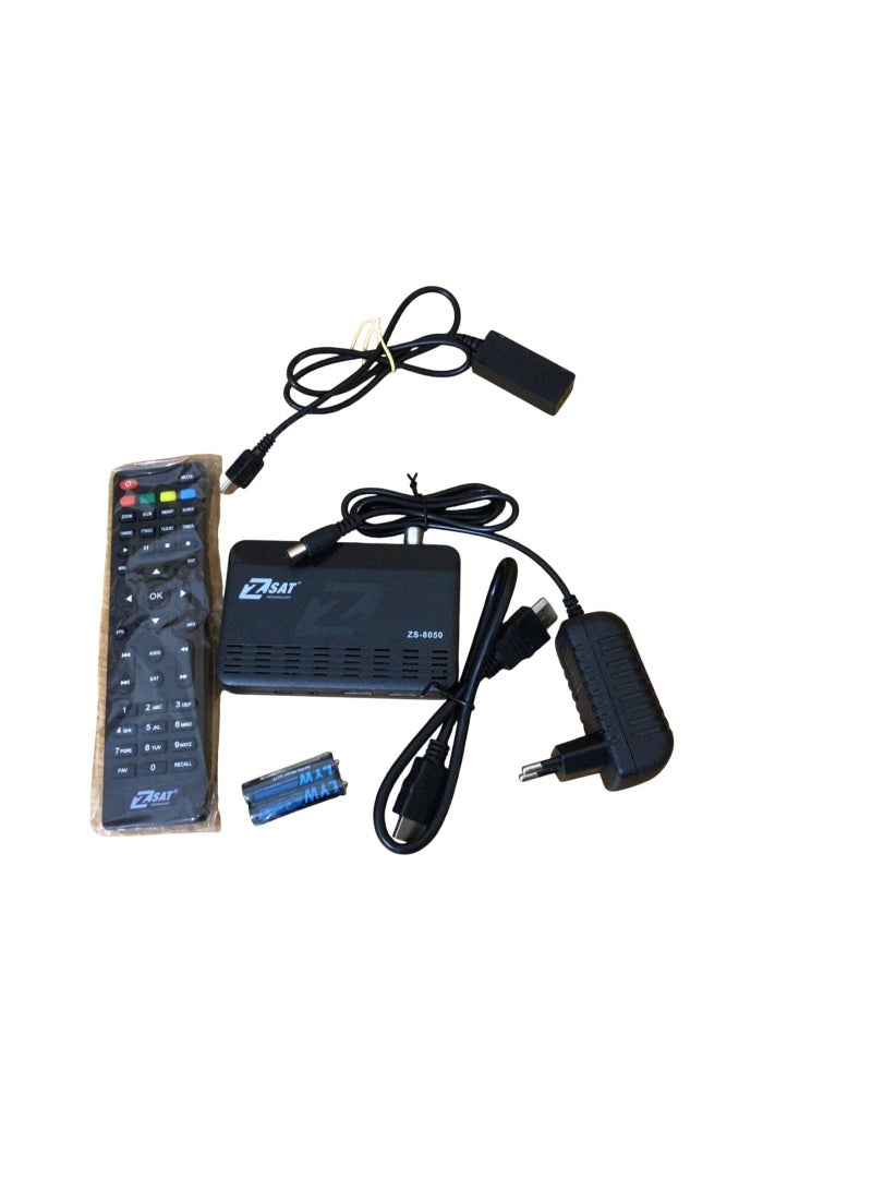 ZsaTuiy ريسيفر ZSat ZS-8050 HD – استقبال عالي الدقة للقنوات الفضائية – أداء ثابت وواجهة سهلة الاستخدام - Image 2