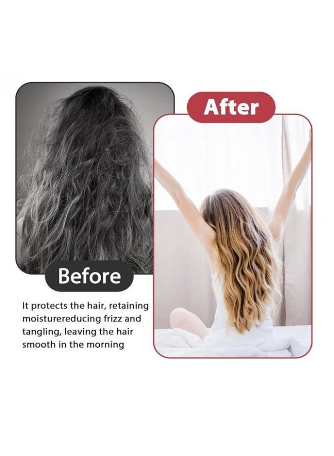 Double Face Satin Bonnet for Hair Loss Prevention (Unisex) - Image 3