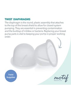 Set Of 2 Twist Diaphragms Replacement Parts For Motif Twist Breast Pump - pzsku/Z779E74F4AFB26DE3D7DAZ/45/_/1697459752/75615b53-fa40-40ad-887b-6e4fca0ae705