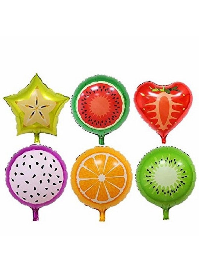 Simple polymer 18" Fruit Balloons Foil Balloons Mylar Balloons For Party Decoration Pack Of 24 - Image 2