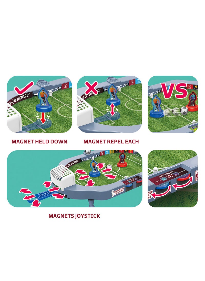 FIFA - Mini Family Magnetic Tabletop Football Soccer Set Indoor Room Desktop Sport Board Game For Adults Kids And Family - Image 1