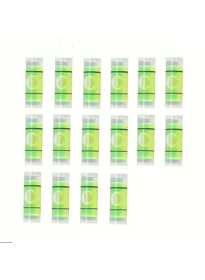 16pcs Mini Level Bubbles Acrylic Pocket Sized Precision Tubes for Picture Frames - Image 1