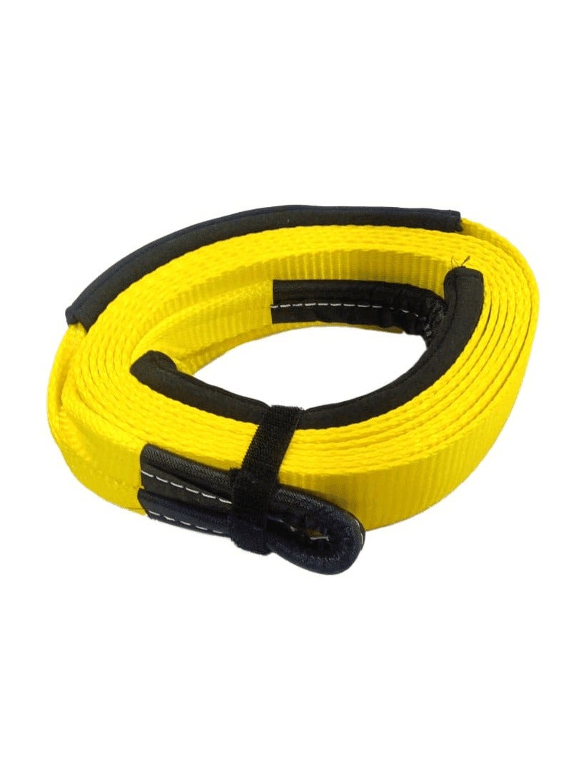 حبل سحب عالي التحمل بطول 5 أمتار بسعة 30,000 رطل - حزام تعافي أساسي للمركبات - Image 2