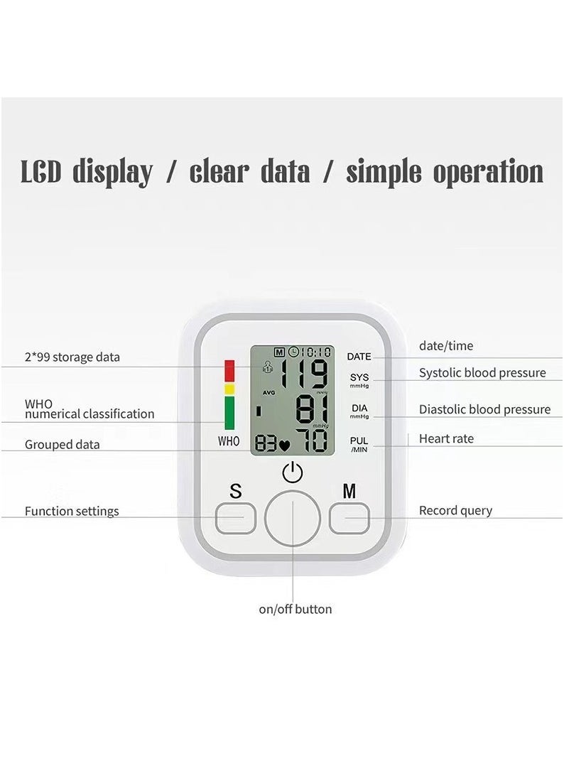 general Full-Automatic Blood Pressure Machine BP Monitor with Voice Broadcast Function - Image 4