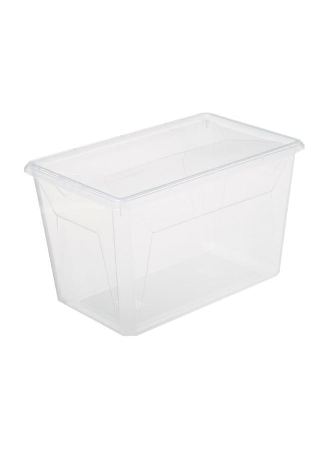 Five Simply Smart Simply+ Elegant and Durable Design Plastic Storage Box Clear 12.2 Liter