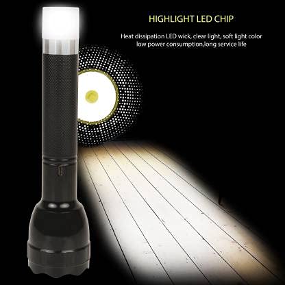 Care4 Care 4 Brite Light Flashlight L-300X with 4 Modes (high,Low,Night Back lamp, Long Press for Blinker) High watt Bright led Flashlight - Image 4