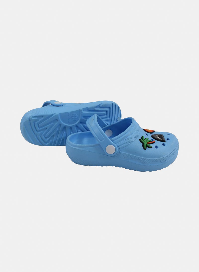 Unisex Rubber Crocs – Baby Blue - Image 3
