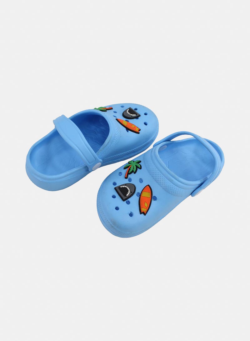 Unisex Rubber Crocs – Baby Blue - Image 2