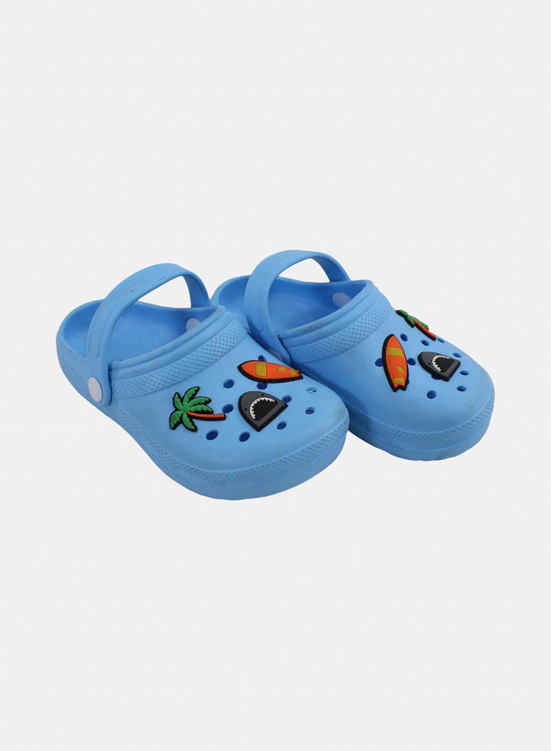 Unisex Rubber Crocs – Baby Blue - Image 1