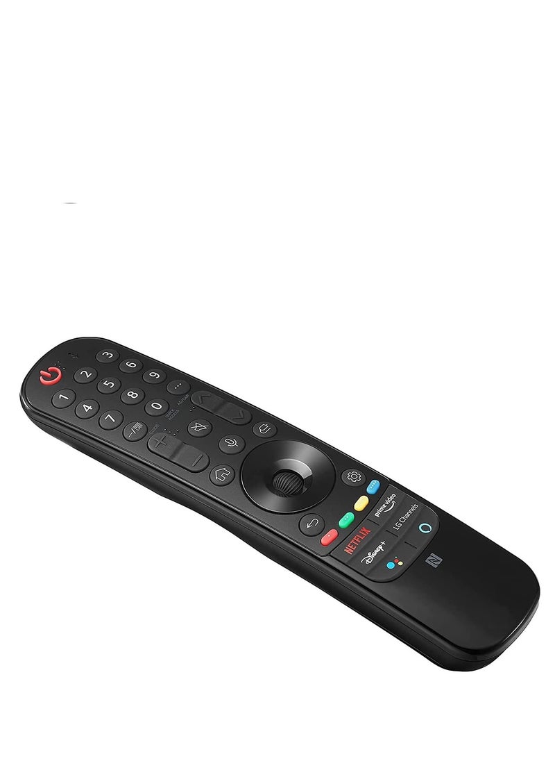 "New MR21GA / AGF30136002 OEM Replacement Magic Bluetooth TV Remote Control with Microphone for LG OLED65C1PUB 65 C1 Series 4K Smart OLED TV (2021) – Includes Netflix, Prime Video, Disney+, and LG Channels Buttons – With Battery"