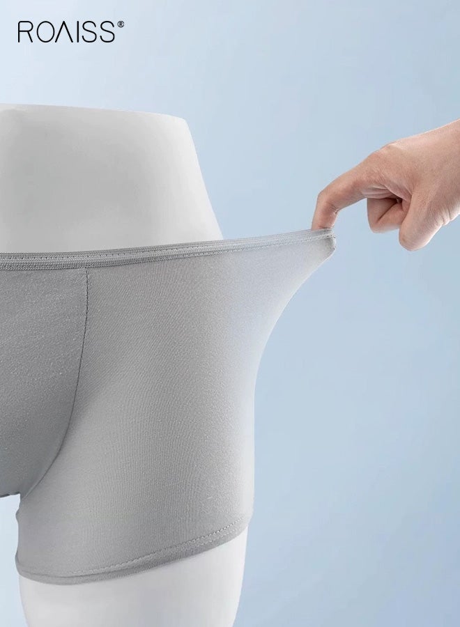 roaiss 5-Pack Men's Briefs, Disposable Men's Underwear, Sterile Individually Packaged for Travel and Business Trips, Wash-Free Portable Daily-Use Underwear Shorts, Gray - Image 3