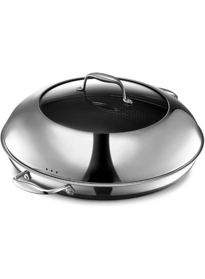 HexClad 35 cm Frying Pan and Lid with Stay-Cool Handles  - Image 1