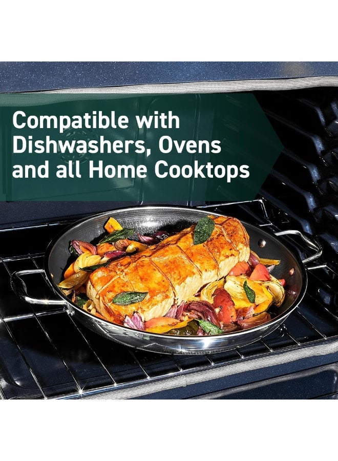HexClad 35 cm Frying Pan and Lid with Stay-Cool Handles  - Image 5