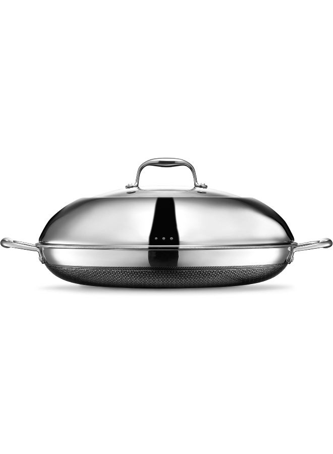 HexClad 35 cm Frying Pan and Lid with Stay-Cool Handles  - Image 3