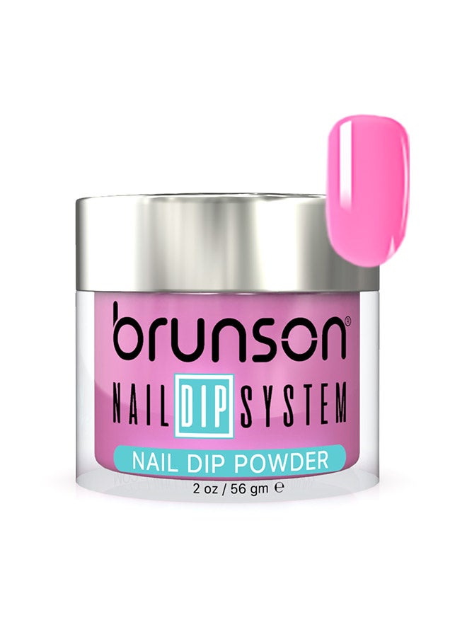 Nail Dip Powder Dip And Buff System Color 56gm, French Nail Art Starter Manicure Salon DIY At Home Odor Free And Long Lasting No Needed Nail Lamp Curing BDK183
