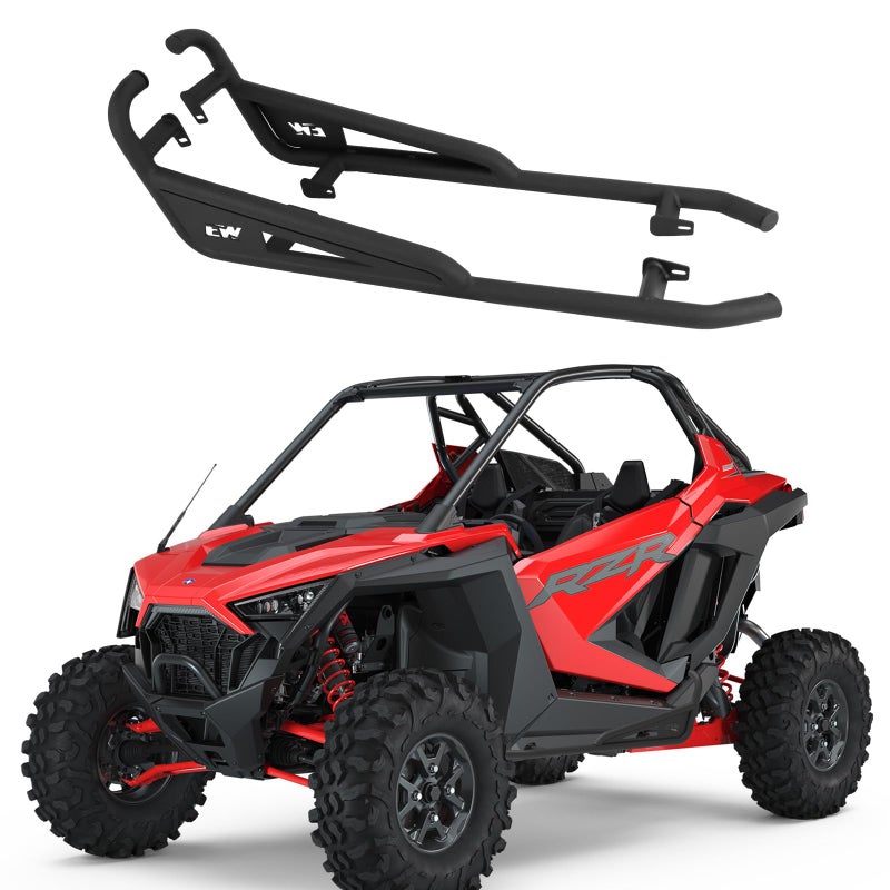 NIXFACE NIXFACE Upgrated Nerf Bars Rock Sliders Fit for Polaris 2014-2021 RZR XP 1000/Turbo (s) 2015-2019 RZR S 900/1000 2015-2019 RZR 900 XC/Trail 50 (2 Doors)  - Image 1