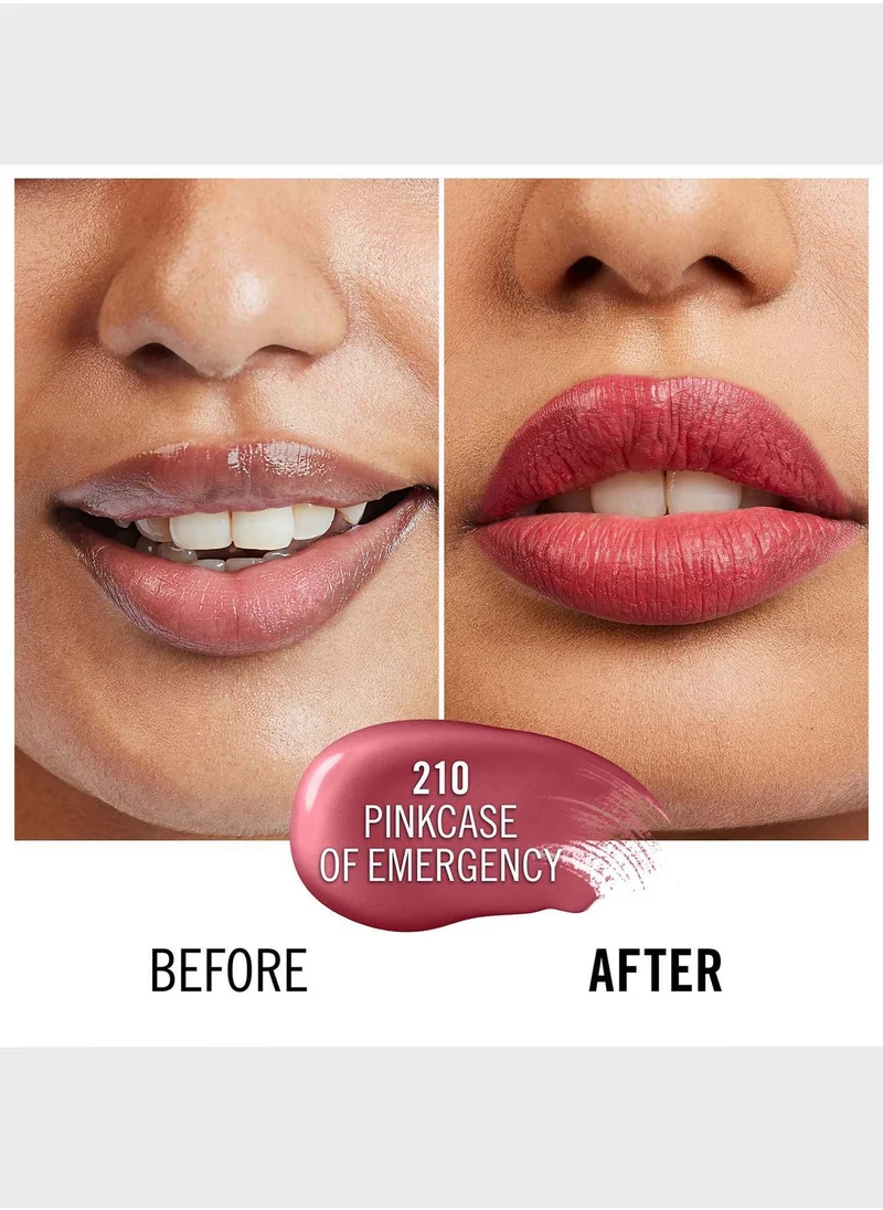 RIMMEL LONDON Lasting Provocalips Liquid Lipstick –  210 Pinkcase of Emergency
