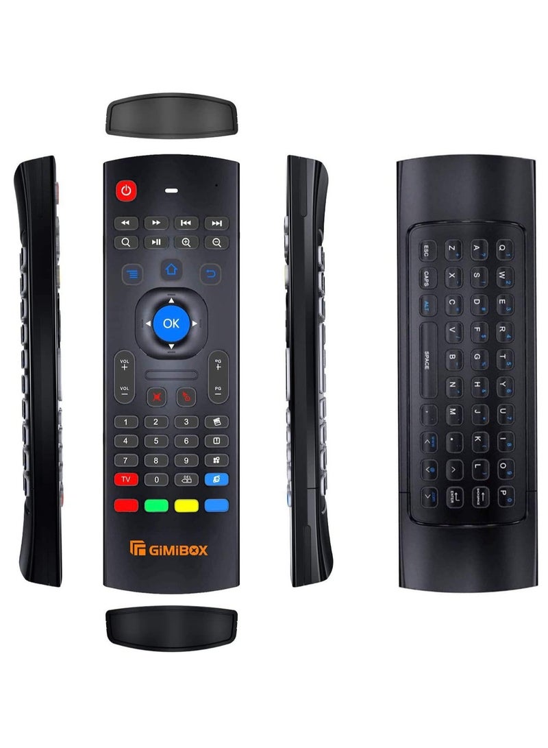GiMiBOX MX3 Pro Air Mouse Wireless Keyboard – 2.4G Smart TV Remote with Motion Sensing for Android TV Box, Game Controller, PC & Smart TV - Image 2