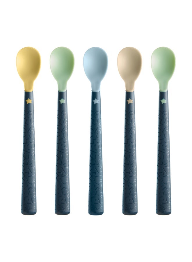 tommee tippee Softee Weaning Spoons 4M+ 5 Pcs - Image 2