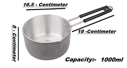 Bartan Star مجموعة بارطان ستار من الألمنيوم - قدر صوص/شاي 1 لتر - Image 3