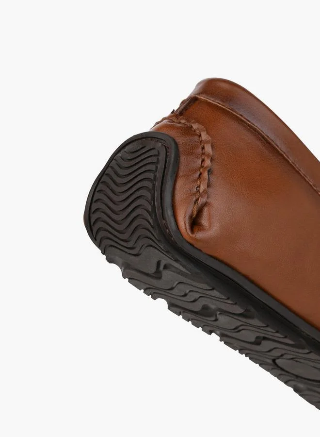 LBL By Shoexpress BROWN Men Perforated Design Loafers for Men | Best Price UAE