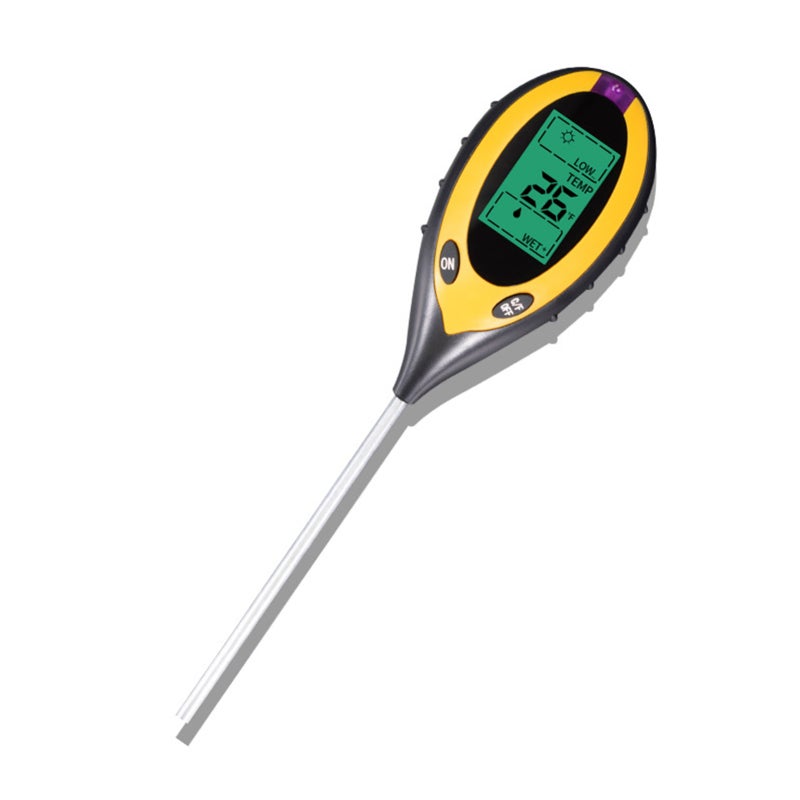 Soil Tester: 4-in-1 LED Backlight Screen Soil Meter - Easy To Use Portable Soil Temperature Tester for Indoor Outdoor Garden Lawn Farm Plant Care - Image 2
