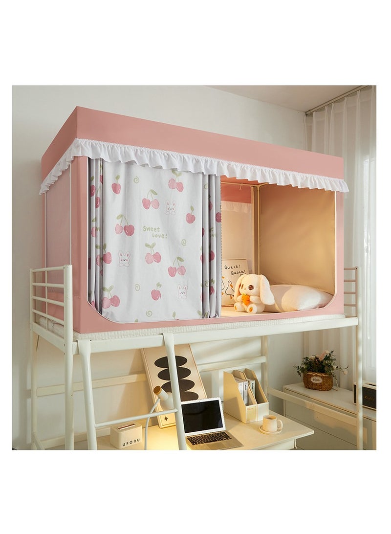 Bed Canopy Tents Curtain Blackout Curtain Single Bed Tent Curtain Student Shading Cloth Bed Canopy Mosquito Net Student Sleep Privacy Protection - Image 1