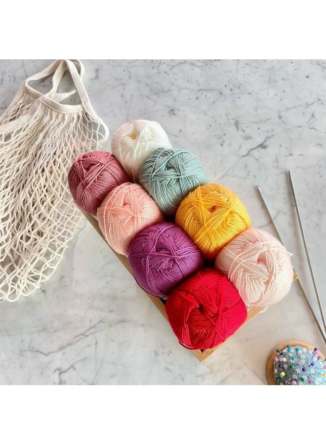 Estako Dream, 100% Microfiber Acrylic Yarn, Soft, Super Fino/ Weight (1) for Crochet and Knitting 3.5 Oz (100g) / 382 Yrds (350m) (70792 - Brown) - Image 5