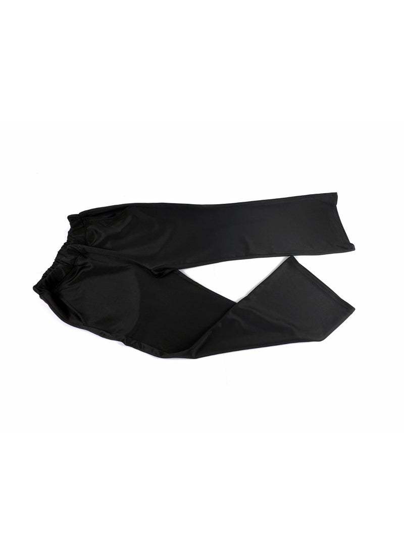Generic " Step out with confidence and elegance with these wide-leg black sports leggings " (XL)  - Image 2