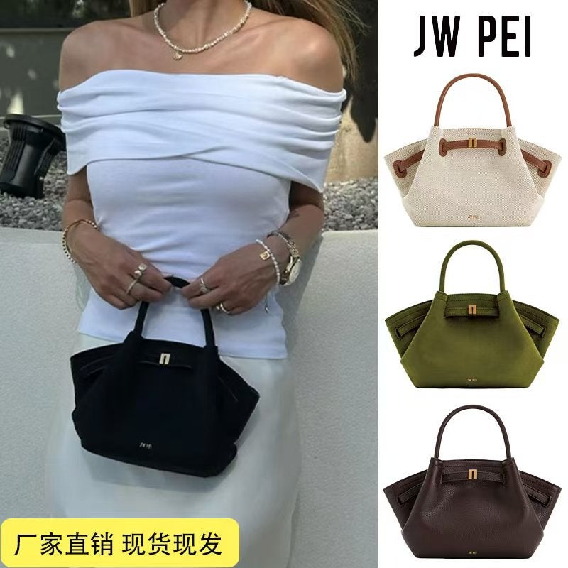 حقيبة ديمبلينغ من JW PEI الجديدة هانا بحجم كبير وصغير للسيدات الكبار، حقيبة كتف وعبر الجسم - Image 2