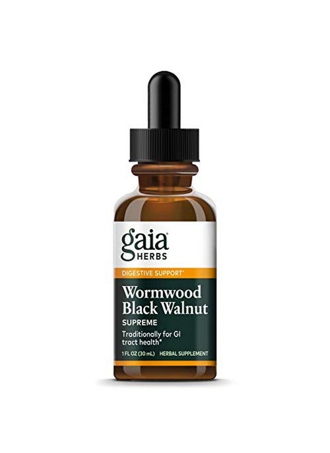 Gaia Herbs Wormwood Black Walnut Supreme 1 Fl Oz Liquid Extract  - Image 1