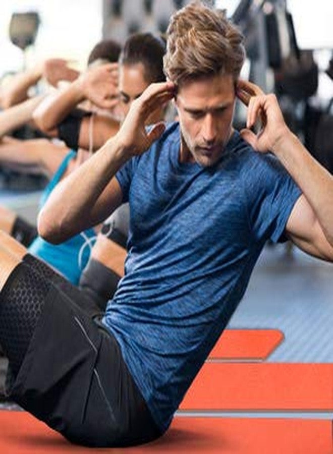 مورال بساط يوغا صديق للبيئة، مانع للانزلاق، بسماكة 6 مم، مناسب للتمارين الرياضية في الصالات الرياضية وعلى الأرضيات. بساط يوغا بسماكة 6 مم للرجال والنساء [متعدد الألوان] [قطعة واحدة] [6 مم] - Image 3