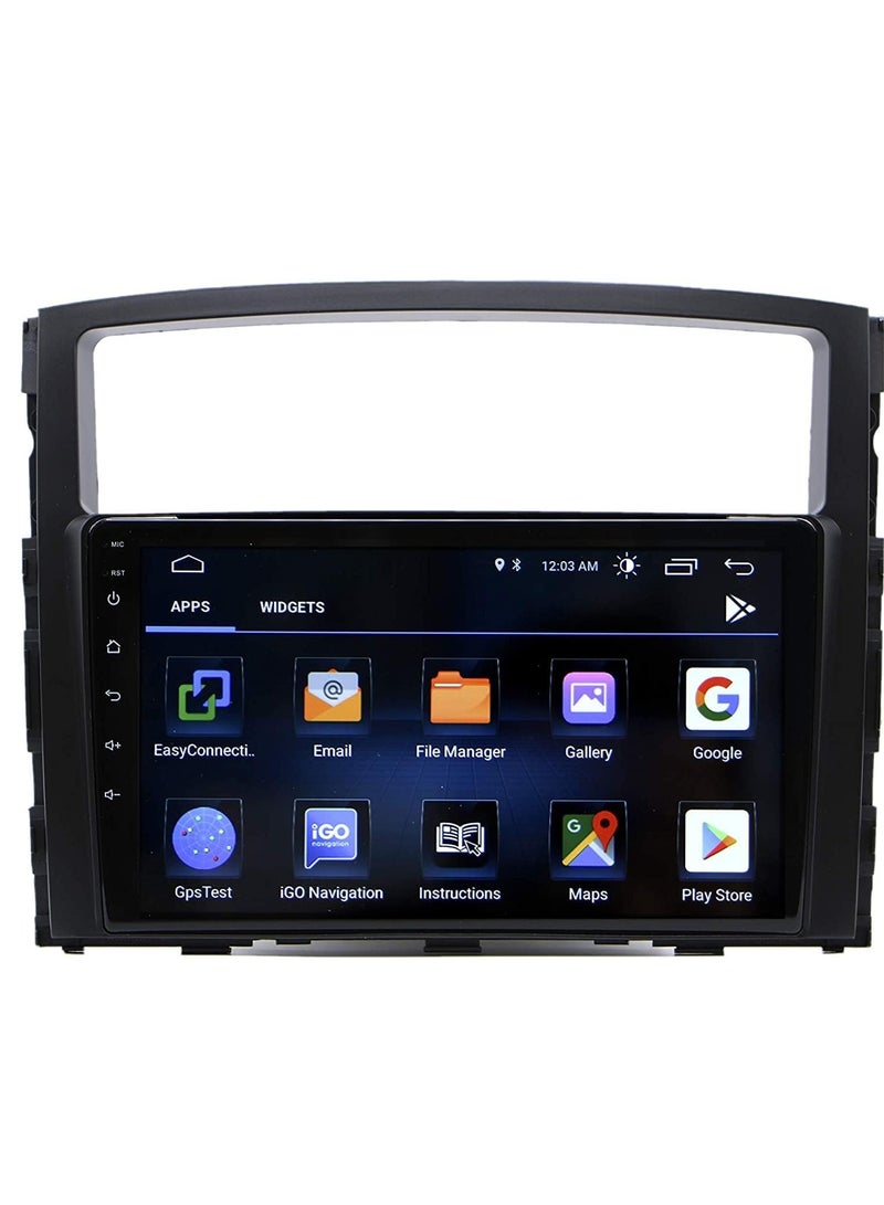 AVT Enhanced Android Car Stereo for Mitsubishi Pajero 2006-2016 - 9" IPS Touch Screen, 2GB RAM, 32GB ROM, MirrorLink, WiFi, Bluetooth, Backup Camera, Apple CarPlay Compatible - Image 1