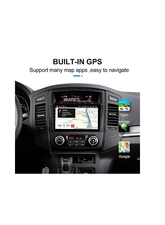 AVT Enhanced Android Car Stereo for Mitsubishi Pajero 2006-2016 - 9" IPS Touch Screen, 2GB RAM, 32GB ROM, MirrorLink, WiFi, Bluetooth, Backup Camera, Apple CarPlay Compatible - Image 4