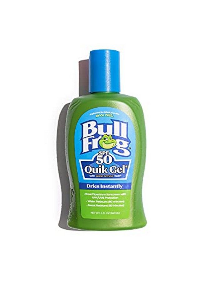 BullFrog Quik Gel Sunscreen Spf 50 | Reef Friendly/Safe (Oxybenzone & Octinoxate Free) | Broad Spectrum Moisturizing Uva/Uvb 5Oz - Image 1