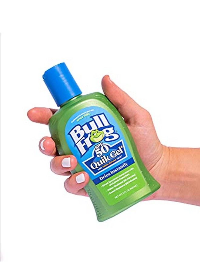 BullFrog Quik Gel Sunscreen Spf 50 | Reef Friendly/Safe (Oxybenzone & Octinoxate Free) | Broad Spectrum Moisturizing Uva/Uvb 5Oz - Image 5