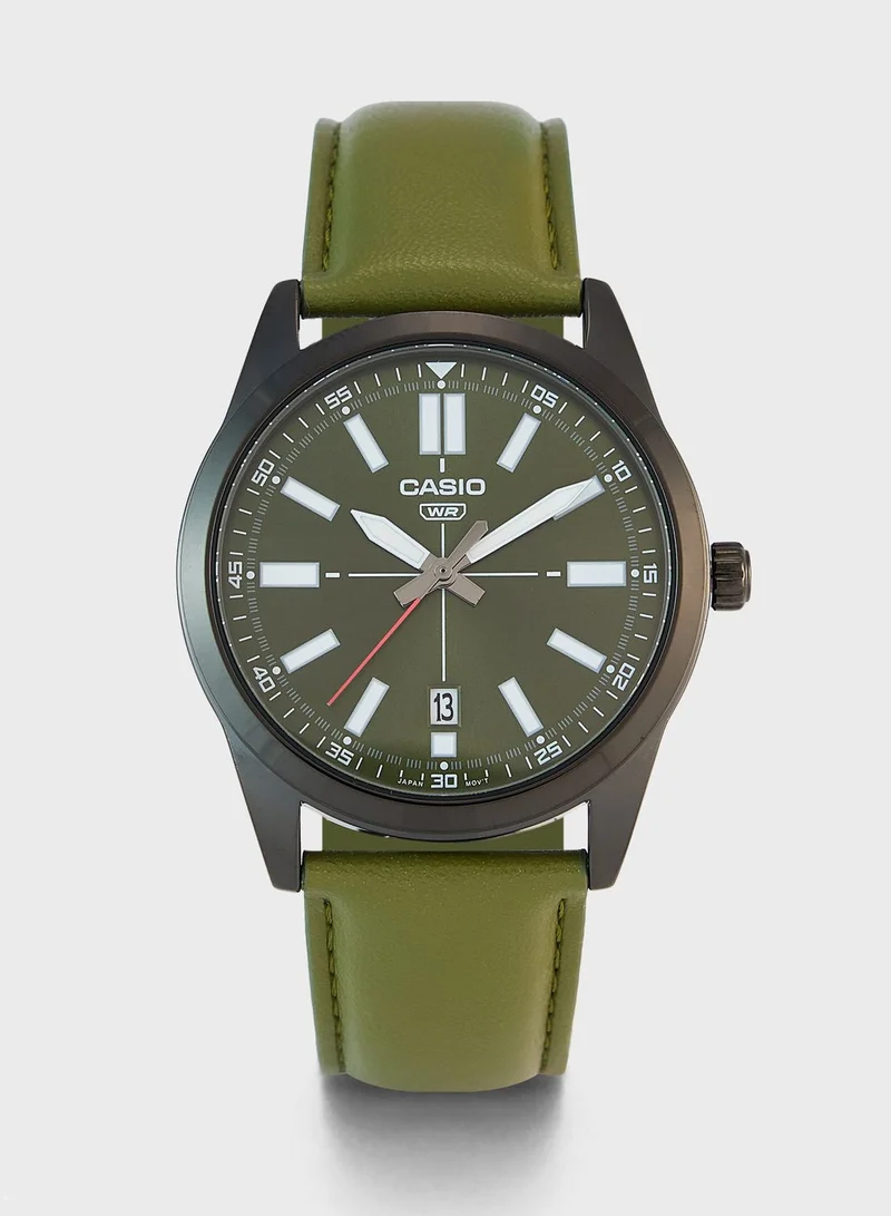 CASIO Mtp-Vd02Bl-3Eudf Analog Watch