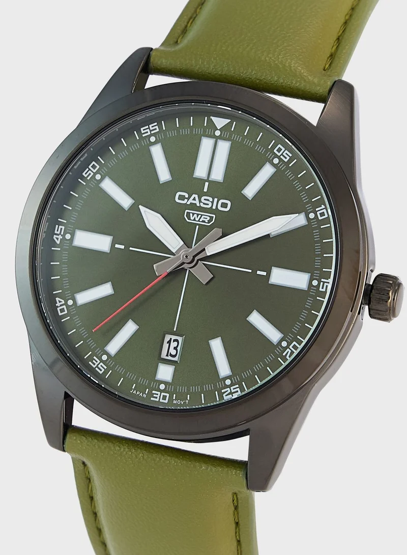 CASIO Mtp-Vd02Bl-3Eudf Analog Watch