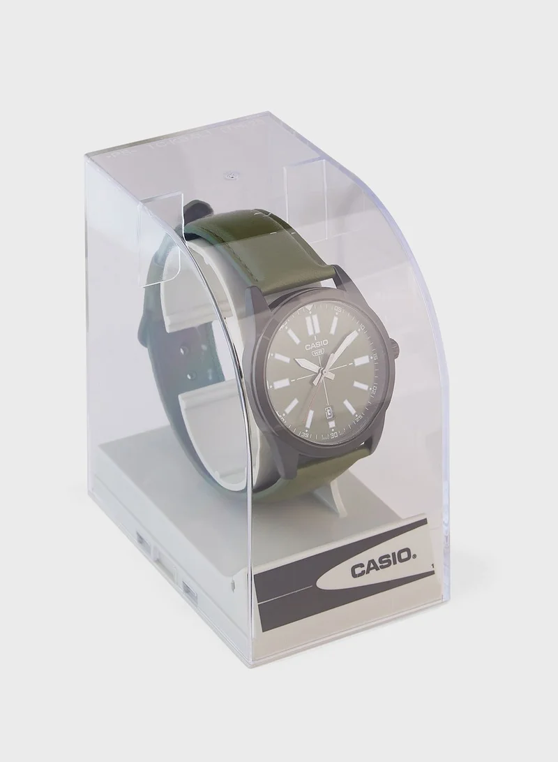 CASIO Mtp-Vd02Bl-3Eudf Analog Watch