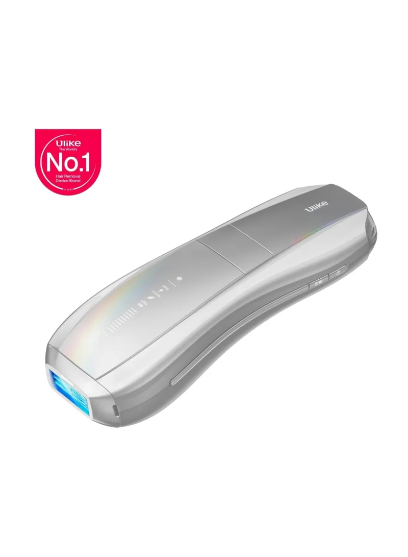 Ulike Ulike Air 10 IPL Laser Hair Removal device / IPL device for Women & Men, 65°F Ice-Cooling, Dual Lights, Skin Sensor & SHR Mode for Nearly Painless, Long-Lasting Hair Removal, Silver
