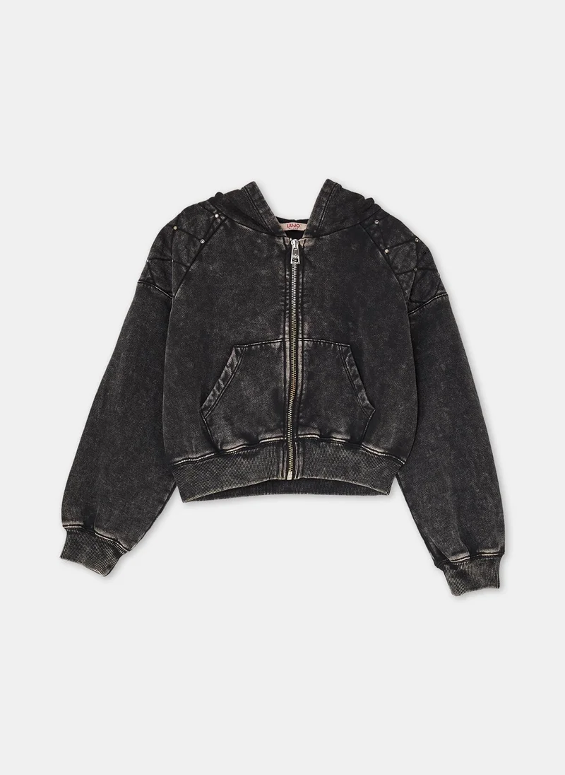 Liu Jo Sweatshirt with rhinestones