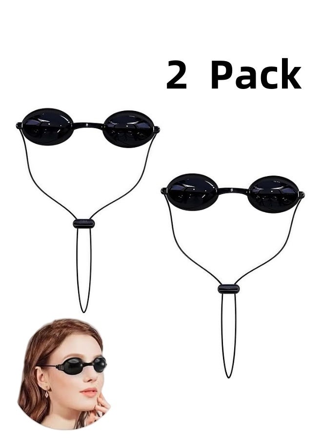 Fda Approval Goggle For Ipl Laser Safety Glasses Red Light Therapy And Laser Hair Removal Treatment, Beauty Patient Protective Eye Goggle For Ipl, Laser, Led, Uv Lamp Treatment (2 Pack) - Image 1