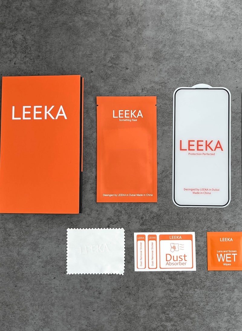 LEEKA iPhone 14 Pro Privacy Screen Protector with HD view Bubble Free, Anti-spy and Anti-scratch Ultra Clear full screen anti finger print protection with free Easy Installation kit and wipes tempered glass - Image 4