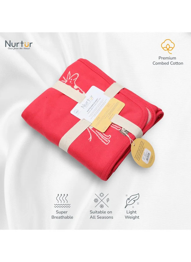 نورتر Soft Baby Blankets For Boys And Girls 100% Combed Cotton Lightweight Fleece