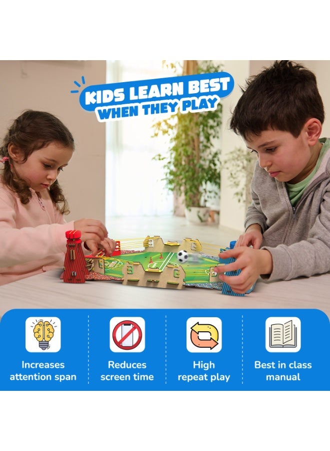 Smartivity Mini Football, Soccer Table DIY STEM Educational & Construction Based Activity Game for Kids 6 to 14, Gifts for Boys & Girls - Image 2