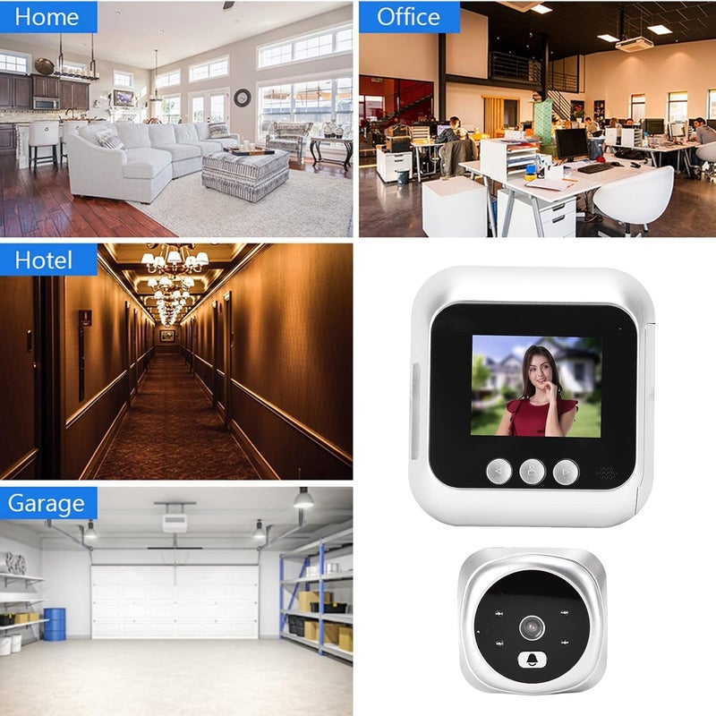 comfrt Door Peephole Camera, 2.8in Smart Video Doorphone Peephole Doorbell Viewer with 135° Wide Angle， Night Vision 720P for Household - Image 3