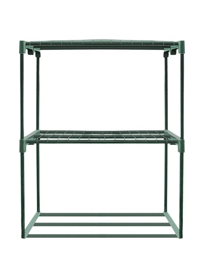 Zenport SH3222A 3-Tier Greenhouse Plant Growing Rack, Black - Image 1